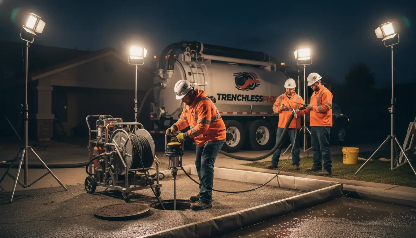 Emergency Sewer Services 24/7 Phoenix AZ — TrenchlessPHX