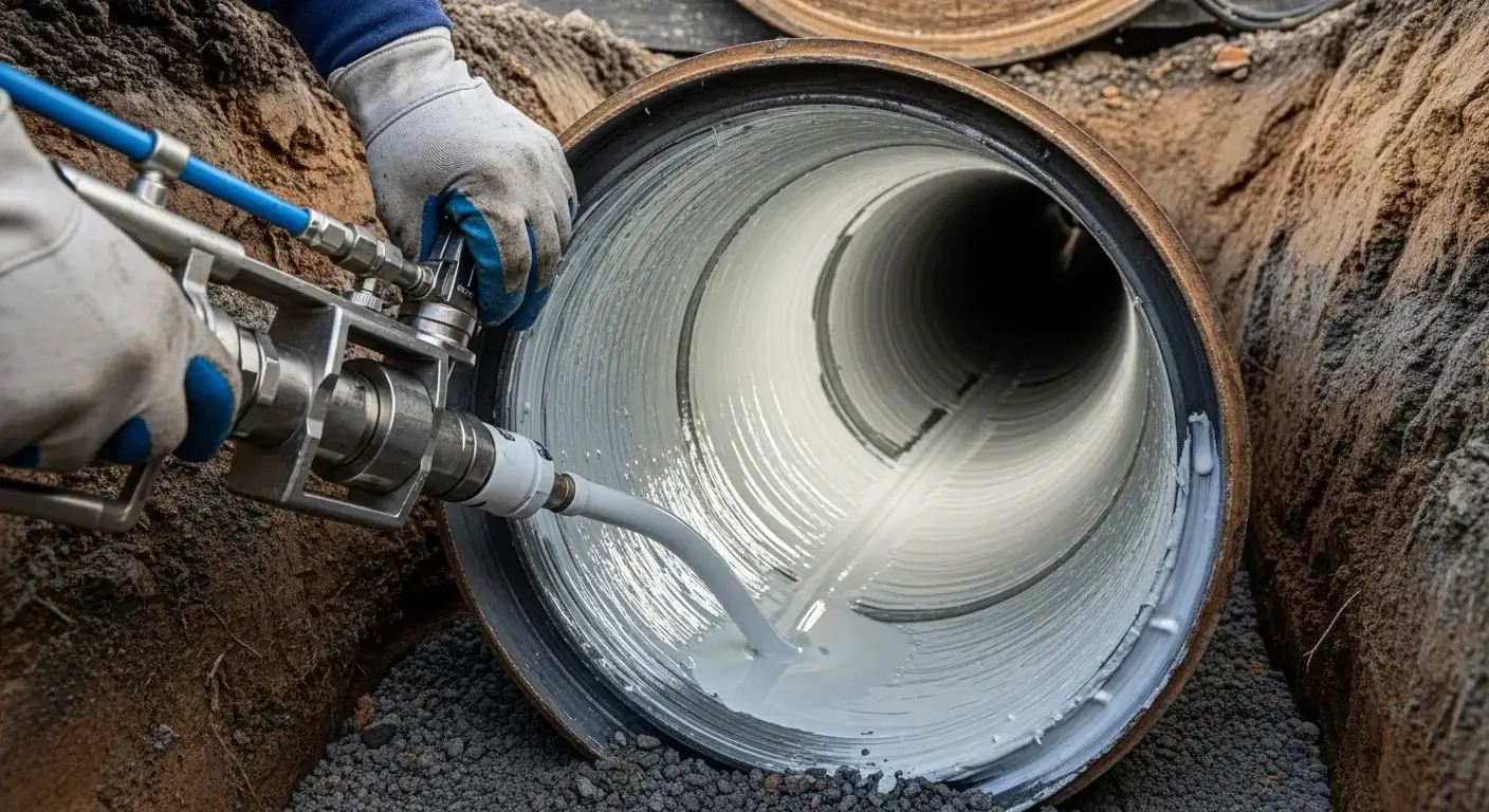 Epoxy Pipe Lining corrosion sealing Phoenix AZ — TrenchlessPHX